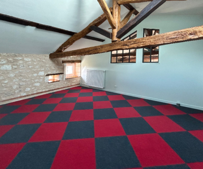 Toile a peindre et peinture