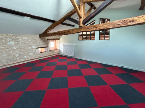 Toile a peindre et peinture