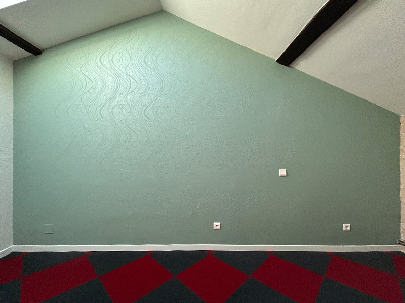 Toile a peindre et peinture